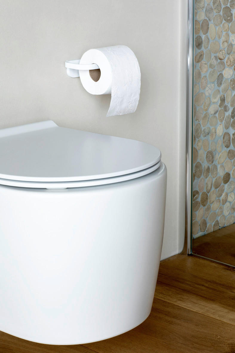 DRŽAČ TOALETNOG PAPIRA  bijela  metal  MINDSET  - bijela, Basics, metal (14/4.2/8.6cm) - Brabantia