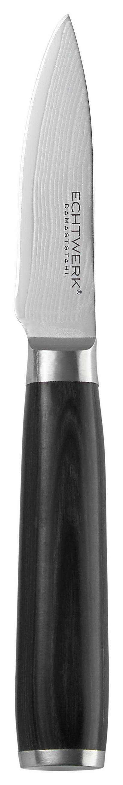 SCHÄLMESSER 20,9 cm  - Edelstahlfarben/Schwarz, MODERN, Holz/Metall (20,9cm) - Echtwerk