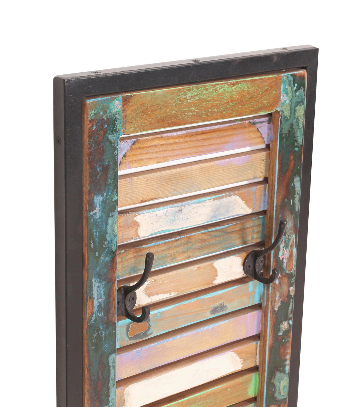 GARDEROBENPANEEL  in 33/99/8 cm  - Multicolor/Schwarz, Design, Holz/Metall (33/99/8cm) - MID.YOU