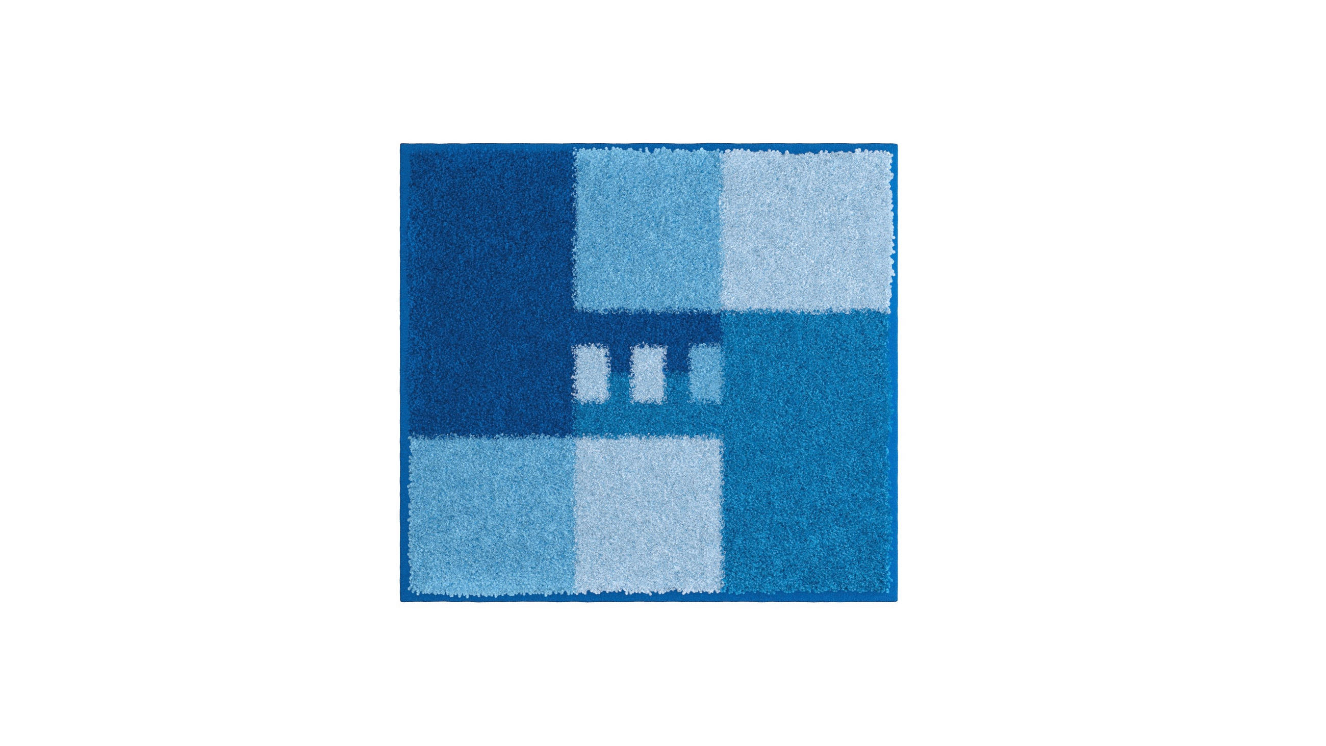 BADTEPPICH MERKUR Blau 40/50 cm  - Blau, Basics, Kunststoff/Textil (40/50cm) - Grund