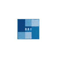 BADTEPPICH MERKUR Blau 40/50 cm  - Blau, Basics, Kunststoff/Textil (40/50cm) - Grund