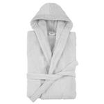 BADEMANTEL S Unisex  - Silberfarben, Basics, Textil (Snull) - Esposa