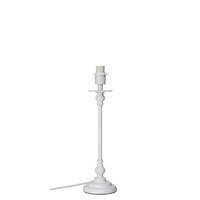 LAMPFOT   - vit, Klassisk, metall (39cm) - Cottex