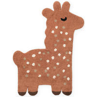 KINDERTEPPICH 89/120 cm Snuggle Gino Giraffe  - Braun, Basics, Kunststoff/Textil (89/120cm) - Hanse Home