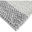 HANDWEBTEPPICH 80/150 cm Nordic Grau, Dunkelgrau  - Dunkelgrau/Grau, Natur, Textil (80/150cm) - Linea Natura