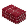 FROTTIERSET CHAMP Bordeaux, Silberfarben 3-teilig  - Bordeaux/Silberfarben, Basics, Textil (30/50cm) - Bio:Vio