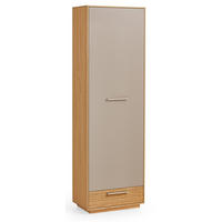 GARDEROBENSCHRANK  in 60/193/37 cm  - Taupe/Eichefarben, Design, Holz/Holzwerkstoff (60/193/37cm) - Novel