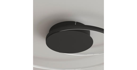 LED-DECKENLEUCHTE 67/10 cm - Schwarz, LIFESTYLE, Kunststoff/Metall (67/10cm) - Novel