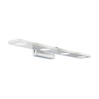BADEZIMMER-WANDLEUCHTE - Chromfarben, Design, Kunststoff/Metall (58/4,5/11,5cm) - Eglo