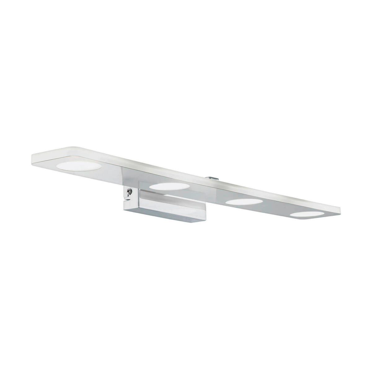 BADEZIMMER-WANDLEUCHTE - Chromfarben, Design, Kunststoff/Metall (58/4,5/11,5cm) - Eglo