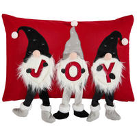 KISSENHÜLLE 40/60 cm  - Rot, Textil (40/60cm) - X-Mas