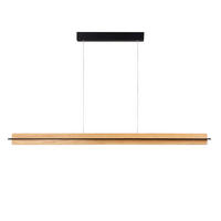 LED-HÄNGELEUCHTE 655 118/6/6,5 cm   - Natur, Holz (118/6/6,5cm) - Ambiente