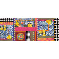 TRAVERSĂ - multicolor, Design, plastic/textil (75/190cm) - wash+dry
