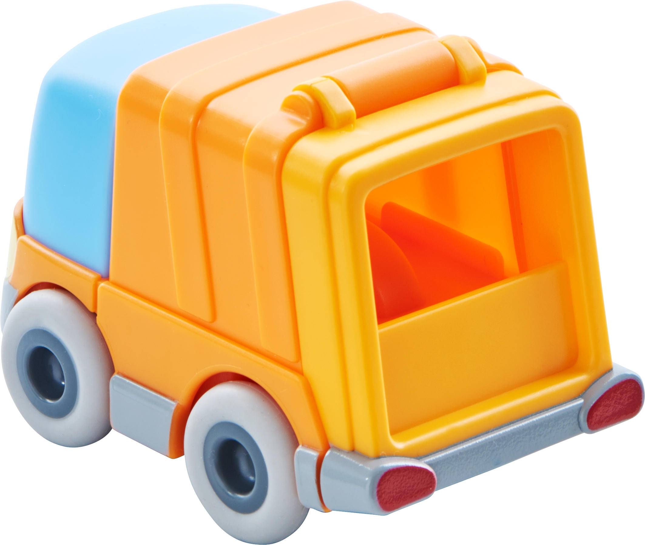 Müllauto - Orange/Grau, Basics, Kunststoff (9/5,7/6,8cm) - Haba