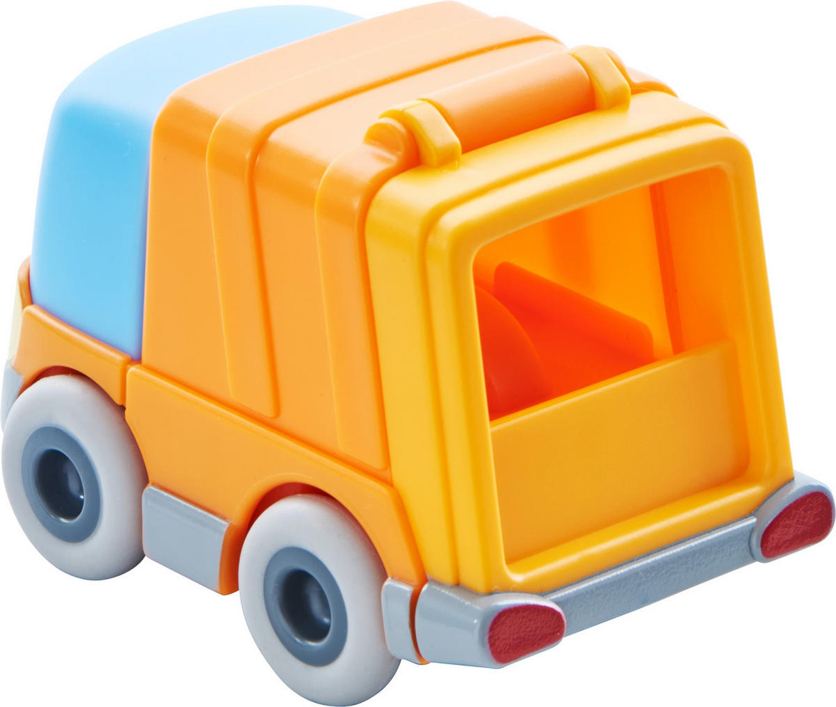 Müllauto - Orange/Grau, Basics, Kunststoff (9/5,7/6,8cm) - Haba
