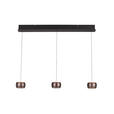 LED-HÄNGELEUCHTE 100/12/180 cm  - Braun, Basics, Glas/Metall (100/12/180cm) - Dieter Knoll