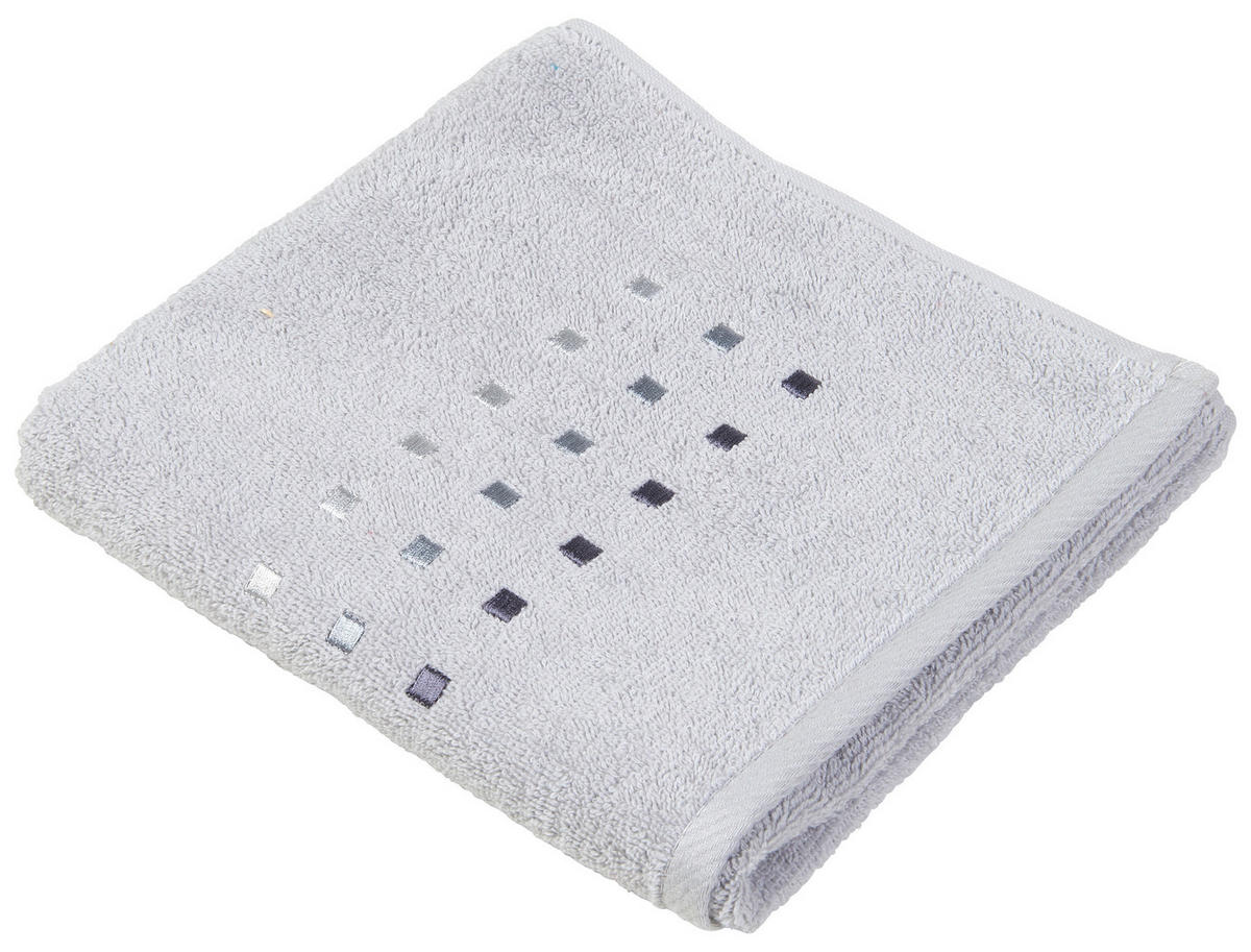 RUČNÍK, 50/100 cm, barvy stříbra - barvy stříbra, Konvenční, textil (50/100cm) - Esposa