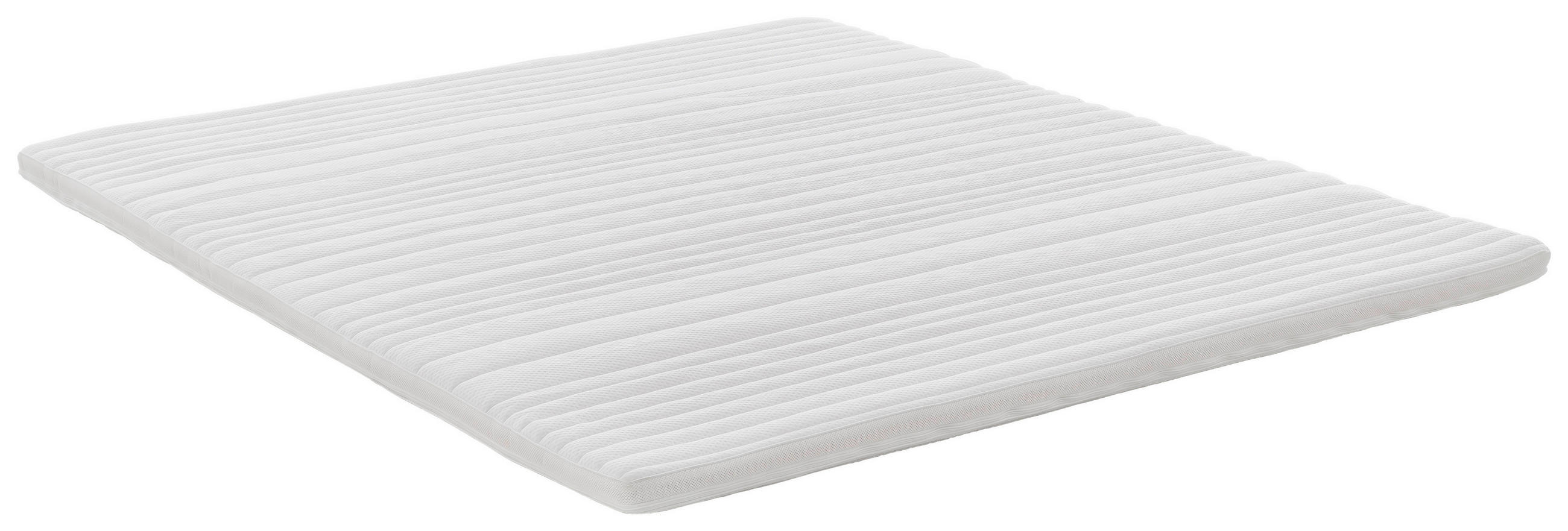 TOPPER 90/200 cm Höhe ca. 7 cm  - Weiß, Basics, Textil (90/200cm) - Novel