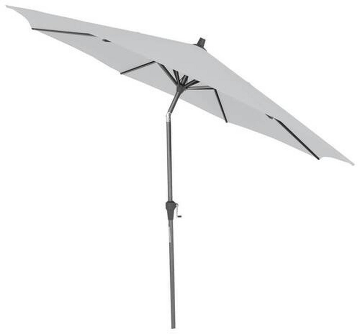 SONNENSCHIRM  300/300 cm  - Anthrazit/Grau, KONVENTIONELL, Textil/Metall (300/300cm) - Siena Garden