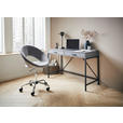 SCHREIBTISCH 120/50/76 cm  in Dunkelgrau  - Dunkelgrau, Design, Holz/Metall (120/50/76cm) - Hom`in