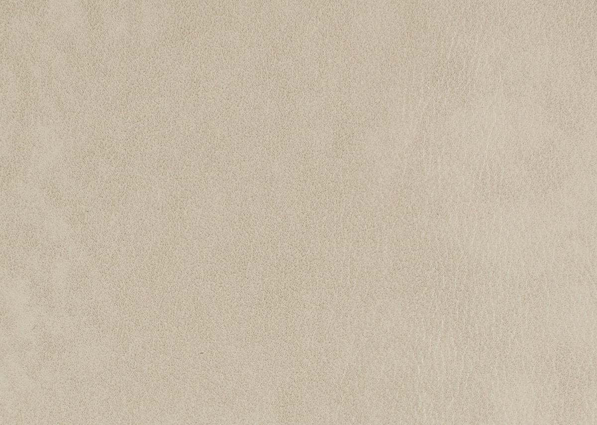 2-SITZER-SOFA  in Echtleder Ecru   - Ecru/Eichefarben, Natur, Leder/Holz (207/86/87cm) - Valnatura