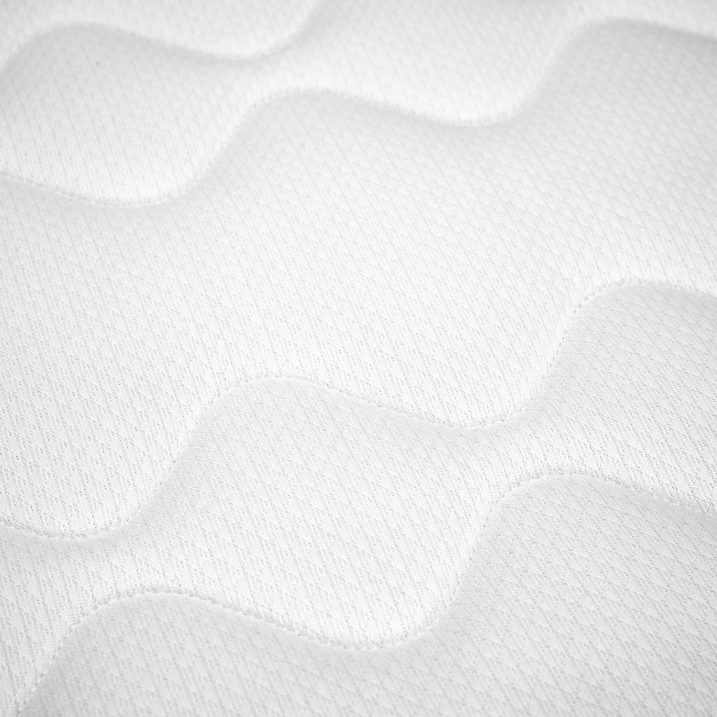 Thumbnail - Carryhome Boxspringbett, Grauweiß, Textil, H3, 5-Zonen, Höhe ca. 18 cm, 140x200 cm, Topper durchgehend, in verschiedenen...