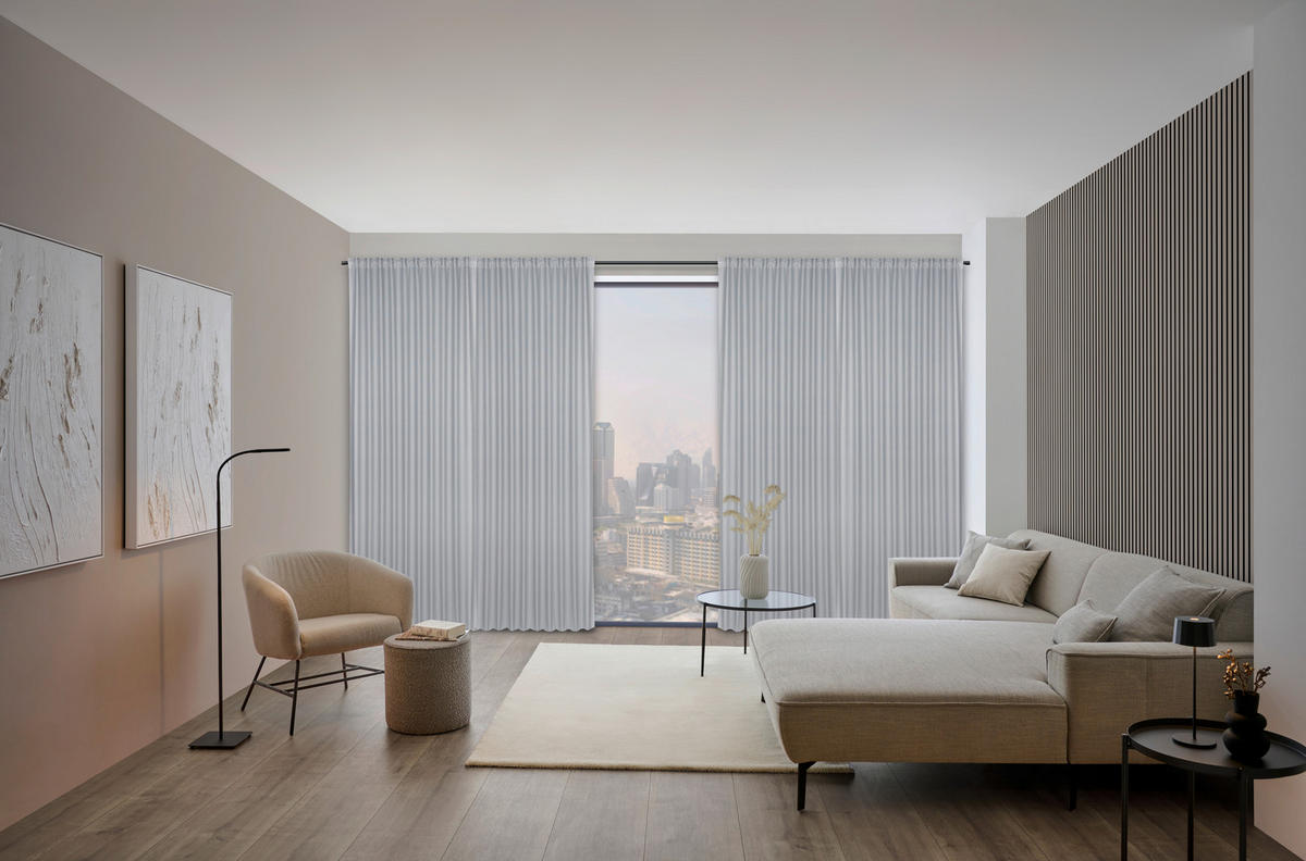 FERTIGVORHANG blickdicht  - Silberfarben, Konventionell, Textil (140/260cm) - Dieter Knoll