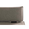 ECKBANK 235/165 cm Webstoff Schwarz, Dunkelgrau Buche massiv - Dunkelgrau/Schwarz, Basics, Holz/Textil (235/165cm) - Carryhome