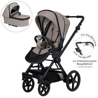 KINDERWAGENSET IVY GTR Outdoor HB  - Sandfarben/Schwarz, Basics, Textil/Metall (94/58/119cm) - Hartan