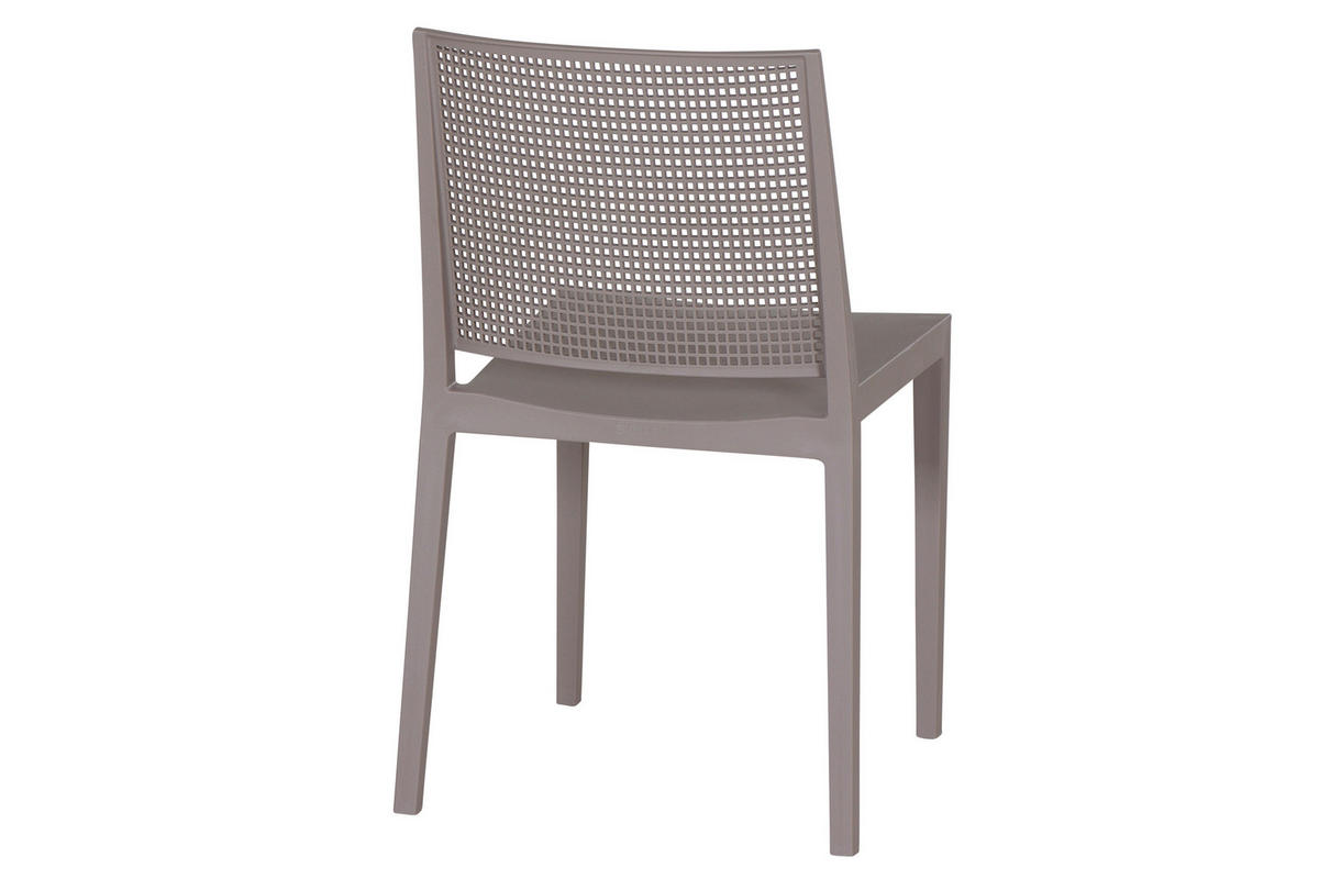 STAPELSTUHL in Kunststoff Taupe  - Taupe, Basics, Kunststoff (46/80/56cm) - Siena Garden