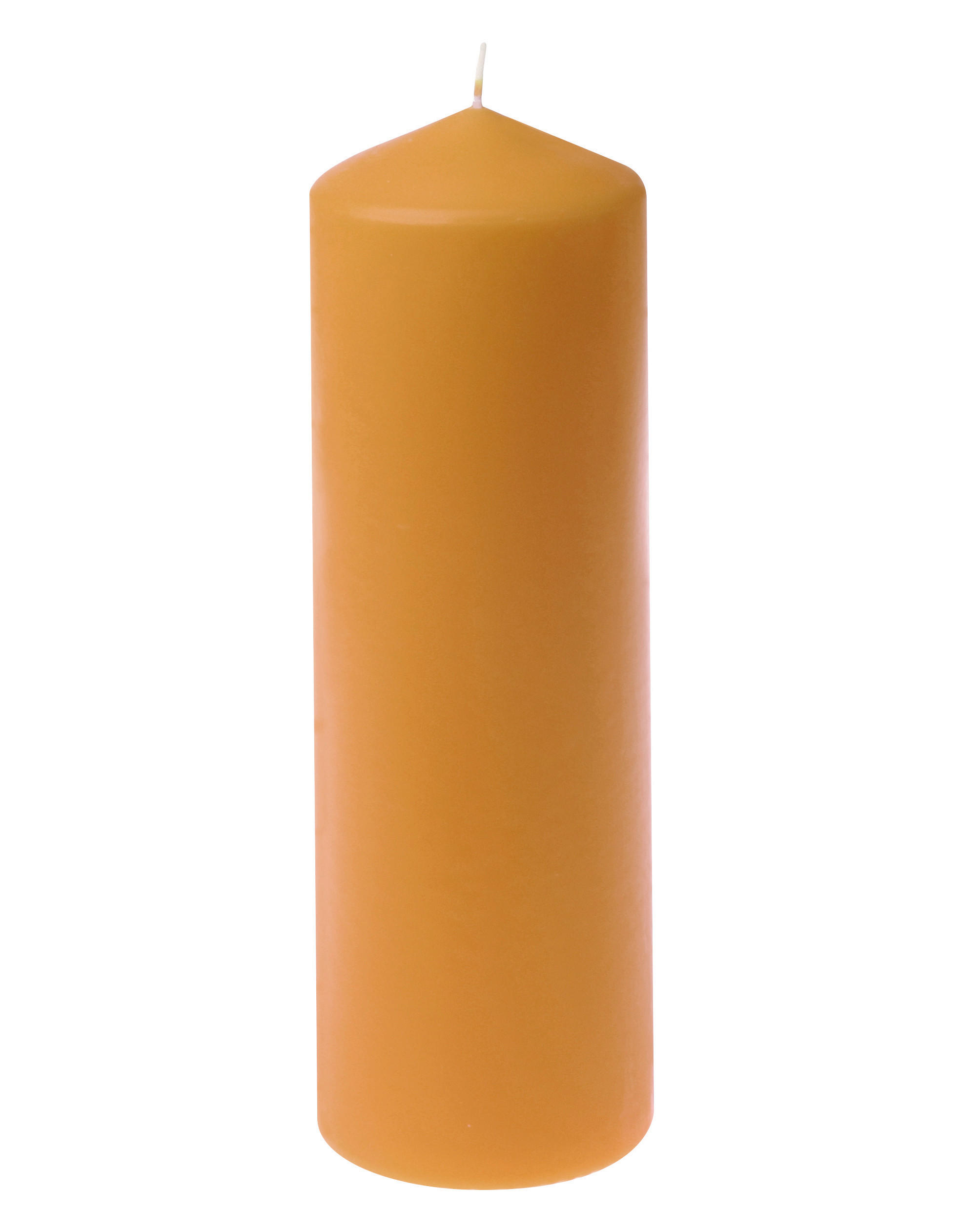 STUMPENKERZE  - Honig, Basics, Paraffin (8,7/28,0cm) - Steinhart