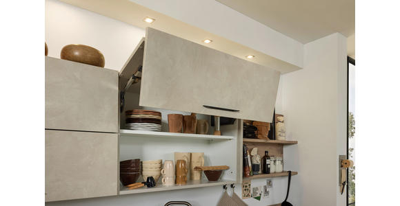 EINBAUKÜCHE   - Greige, Design, Holzwerkstoff - Novel