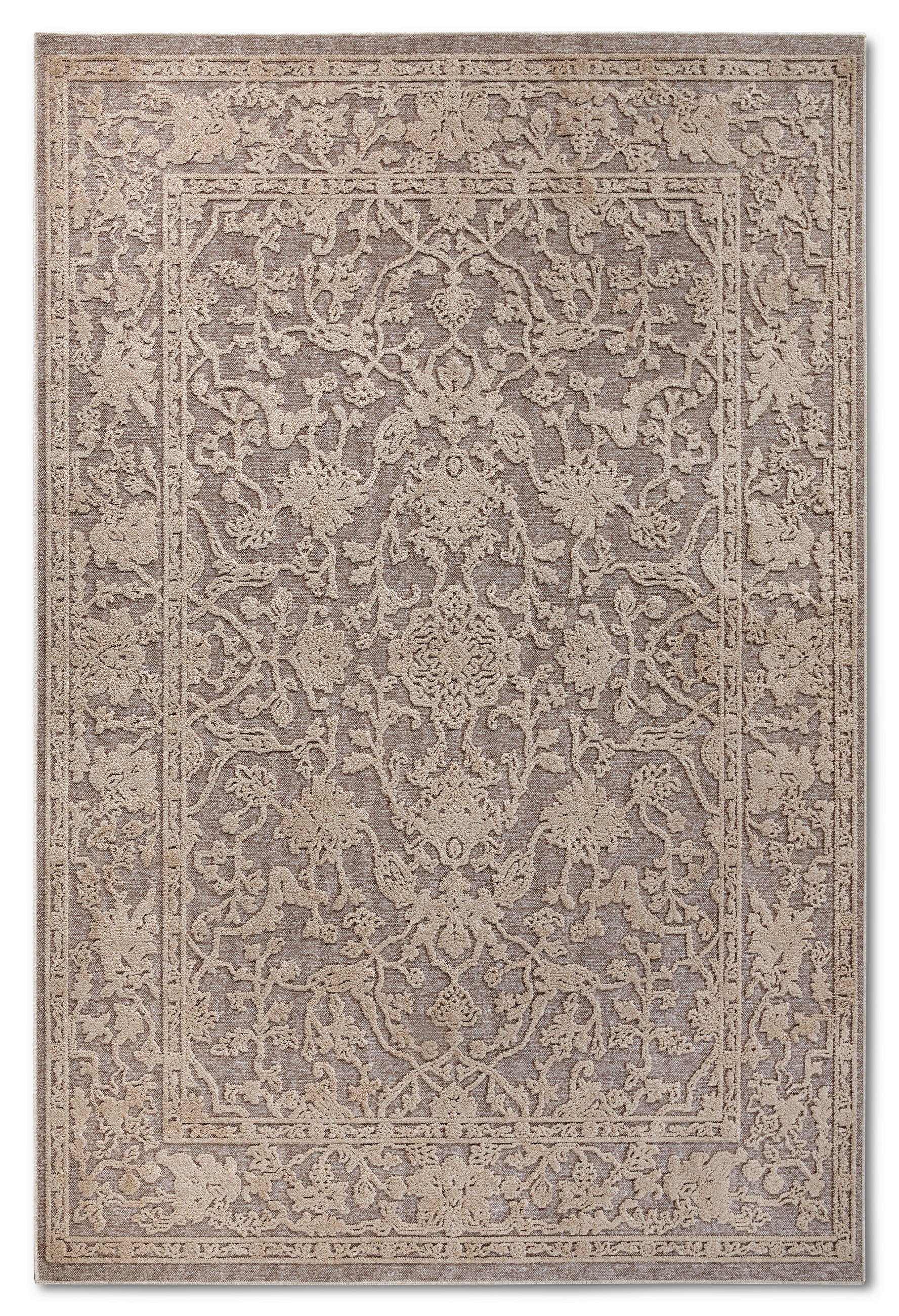 FLACHWEBETEPPICH  Wohnzimmer 160/230 cm Kollektion 1879 Beige, Ecru rechteckig  - Ecru/Beige, Design, Textil (160/230cm) - Villeroy & Boch