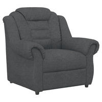 FOTELJA tekstil  tamno siva   - tamno siva/crna, Konvencionalno, tekstil/plastika (104/102/101cm) - Livetastic