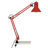 KLEMMLEUCHTE 17/70 cm   - Rot, KONVENTIONELL, Metall (17/70cm) - Brilliant