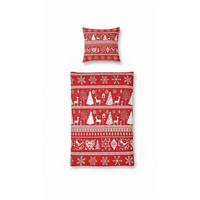 BETTWÄSCHE 2-teilig Snowmas 135/200 cm  - Multicolor, Basics, Textil (135/200cm) - X-Mas