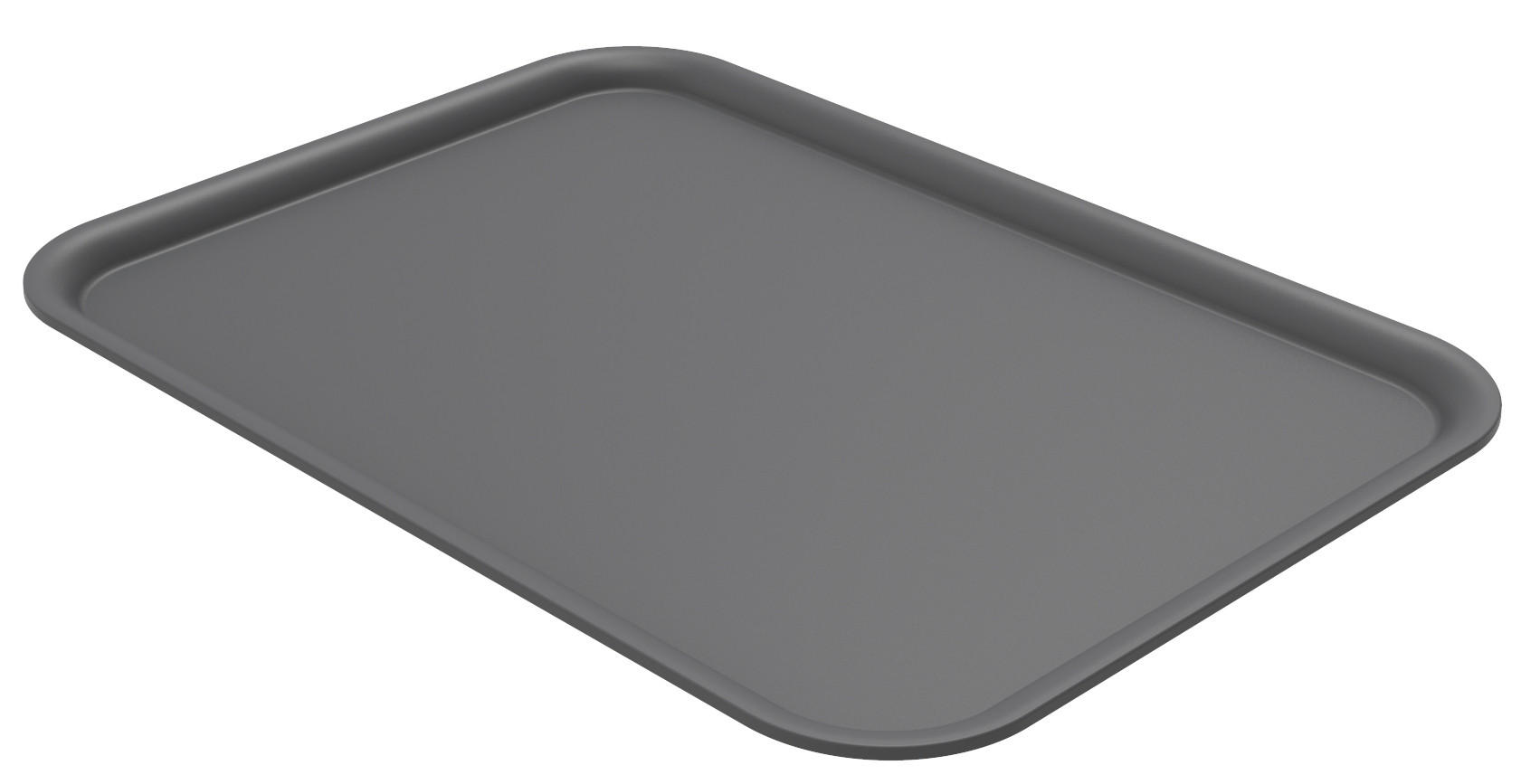 BOXDECKEL - Anthrazit, Basics, Kunststoff (36,5/26,8/1,2cm) - Rotho