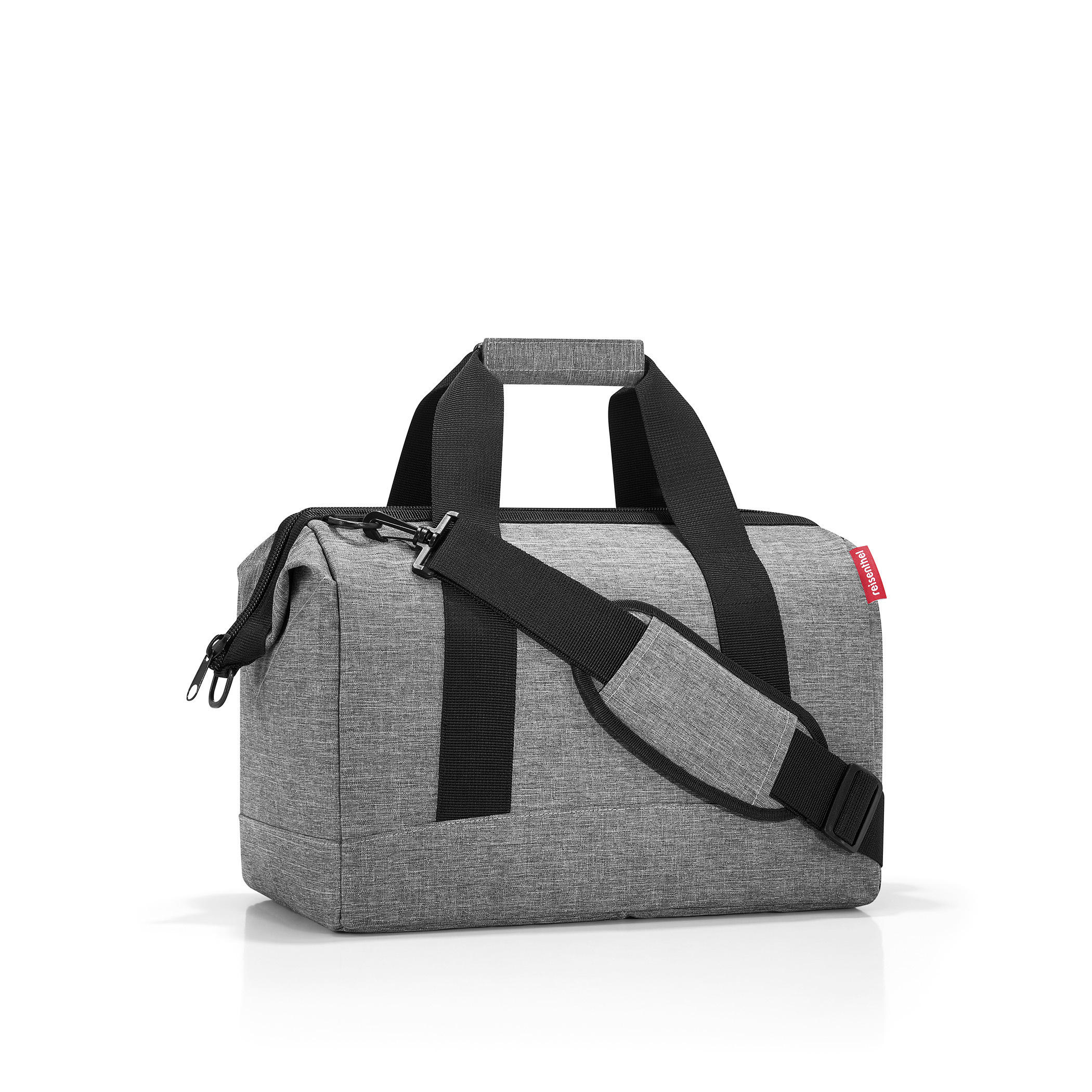 POTOVALNA TORBA - siva, Konvencionalno, tekstil (40/33,5/24cm) - Reisenthel