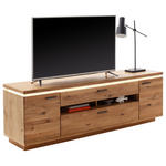 LOWBOARD Eichefarben  210/68/50 cm  - Eichefarben/Anthrazit, Natur, Holz/Holzwerkstoff (210/68/50cm) - Linea Natura