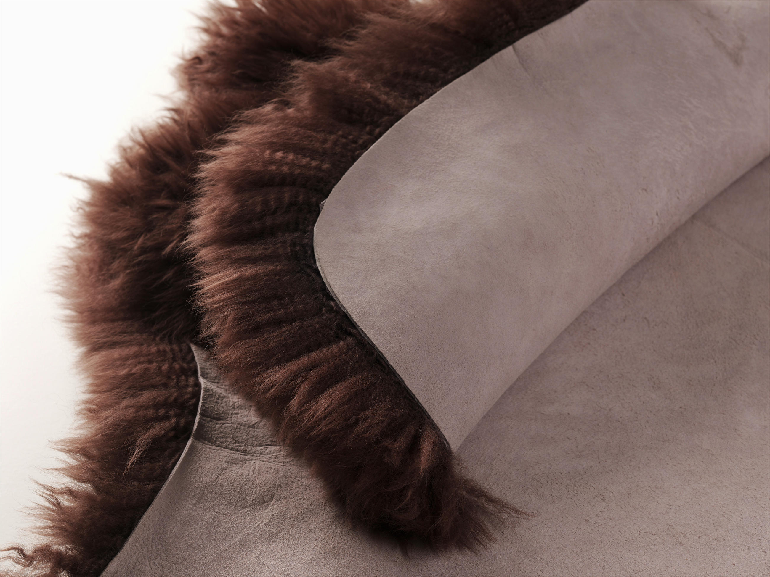 SCHAFFELL 60/90 cm Schaffell  - Braun, Natur, Fell (60/90cm) - Linea Natura