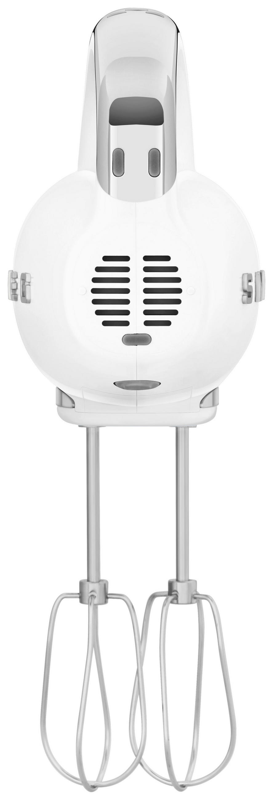 HANDMIXER 50'S STYLE  - Chromfarben/Weiß, Basics, Kunststoff/Metall (22/37,8/22,1cm) - SMEG