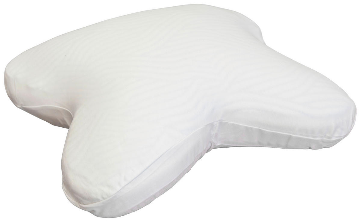 KOPFKISSENBEZUG 56/48 cm  - Weiß, Basics, Textil (56/48cm) - Tempur
