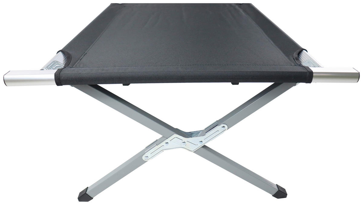 CAMPINGBETT 70/210 cm  - Schwarz, Modern, Textil/Metall (70/210cm) - Ambia Garden
