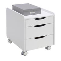 ROLLCONTAINER 44,3/53,7/57,3 cm  - Weiss, Konventionell, Holzwerkstoff/Kunststoff (44,3/53,7/57,3cm) - Paidi