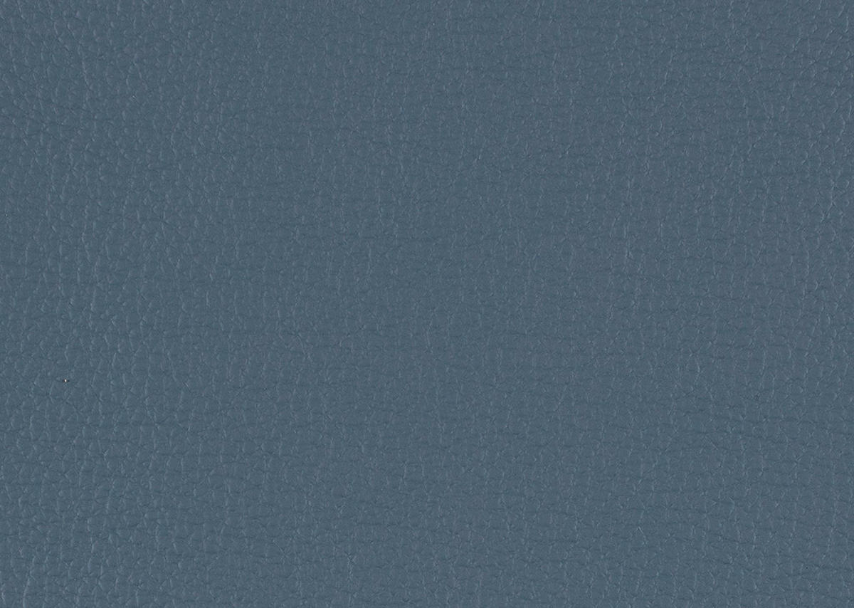 ECKSOFA in Echtleder Blau  - Blau/Schwarz, Design, Leder/Metall (285/239cm) - Cantus