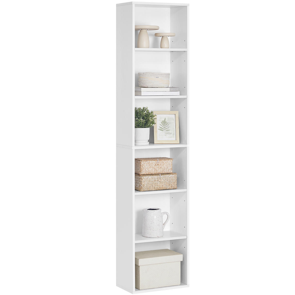 REGAL Weiß  - Weiß, Basics, Holzwerkstoff (40/178,5/24cm) - Boxxx