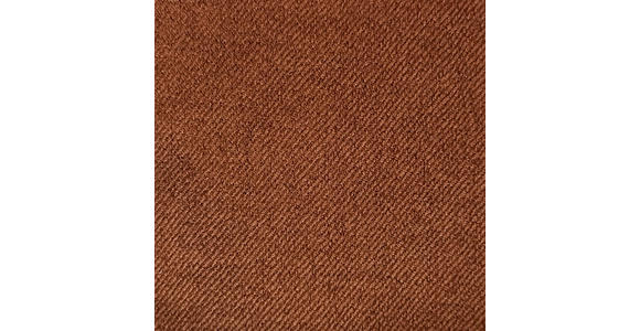 SCHLAFSOFA Webstoff Terracotta  - Terracotta/Schwarz, KONVENTIONELL, Textil/Metall (197/88/89cm) - Novel