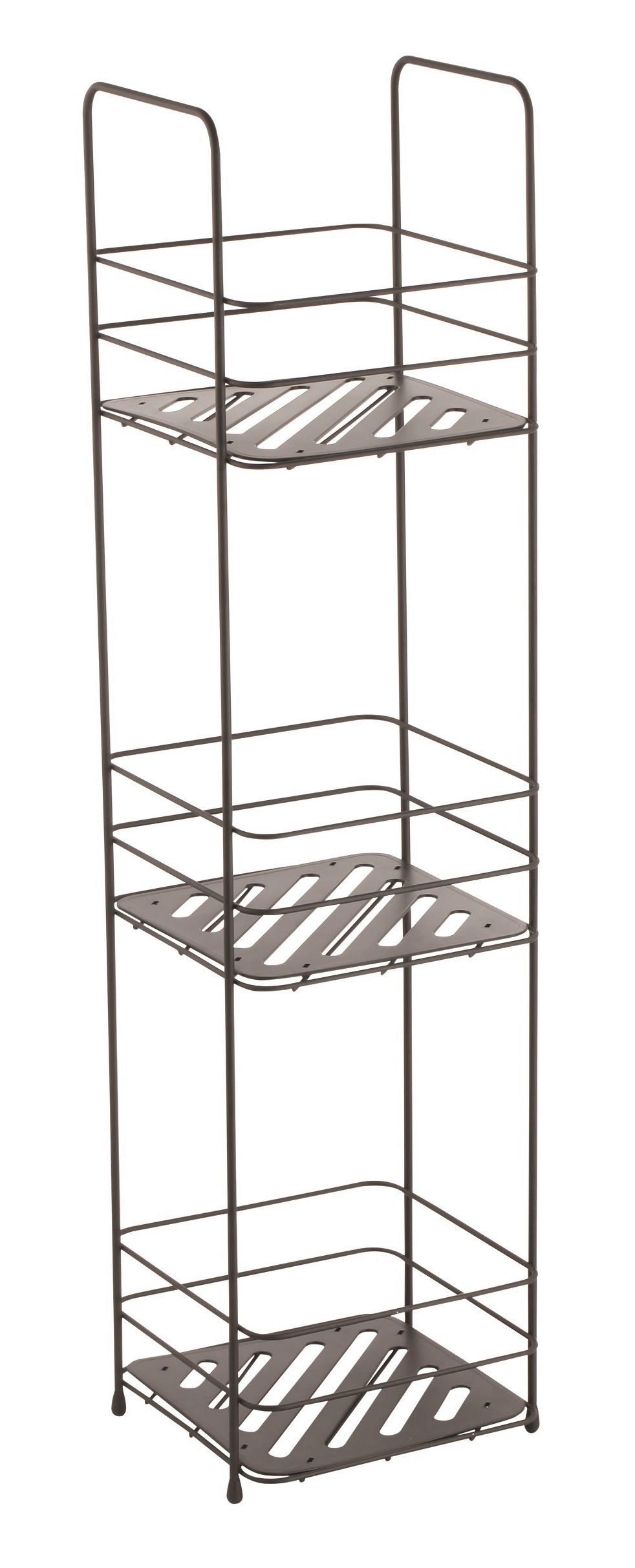 REGAL Schwarz  - Schwarz, KONVENTIONELL, Metall (16,5/15,5/63cm) - Spirella
