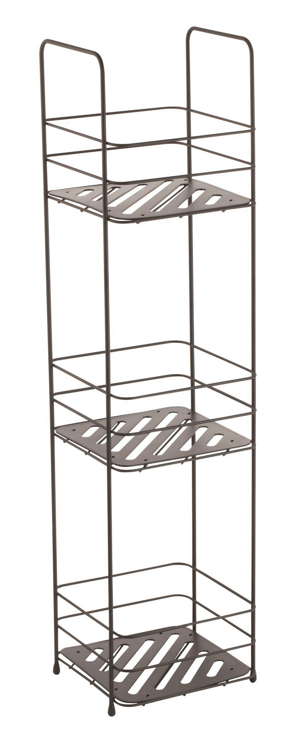 REGAL Schwarz  - Schwarz, KONVENTIONELL, Metall (16,5/15,5/63cm) - Spirella