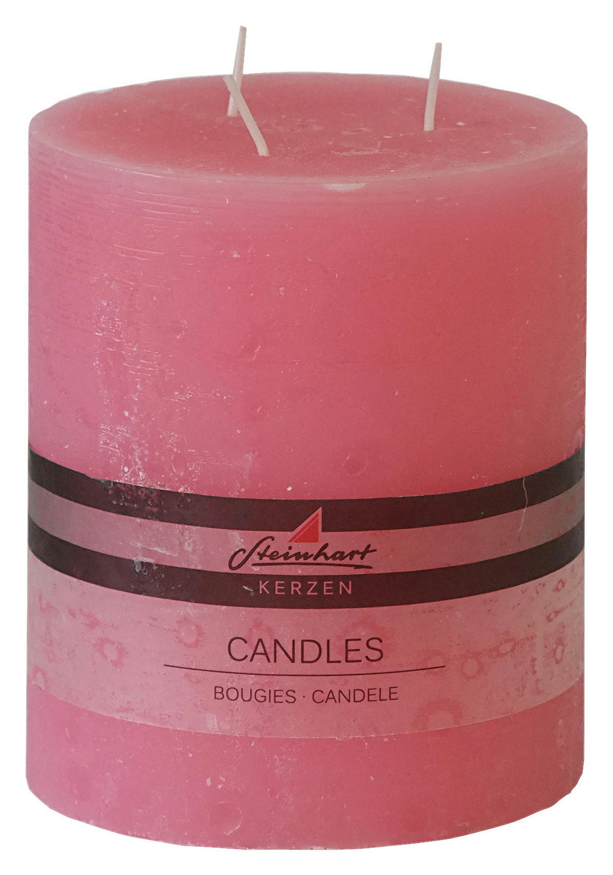 DREIDOCHTKERZE 12/14 cm  - Rosa, Basics (12/14cm) - Steinhart